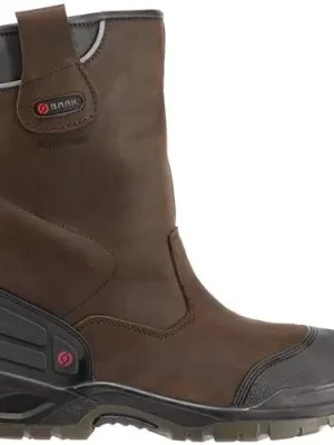 Rabatt Sicherheitsschlupfstiefel Hercules Gr.42 braun S3 SRC WR EN20345 Leder BAAK