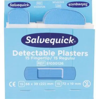 Bestseller Salvequick Pflaster Fingerkuppe 1009736 detektierbar 35 St./Pack.