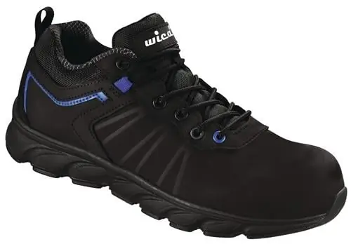 Sicherheitsschuh VEZZO Gr.42W.10,5 schwarz/blau S3 SRC EN20345 Action-Nubuk WICA Neu