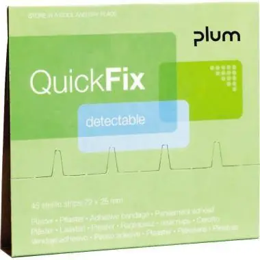 QuickFix Pflaster Refill 5513 Detectable 45 St./Pack. Gratis Versand