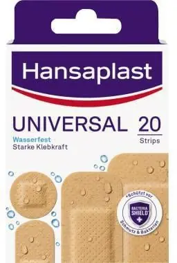 Jetzt Bestellen Hansaplast Pflasterstrip UNIVERSAL 1009266 4Größen 20 St./Pack.