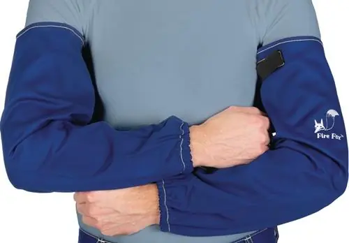 Schweißerschutzärmel Fire Fox™ L.ca.52cm blau WELDAS Online Kaufen