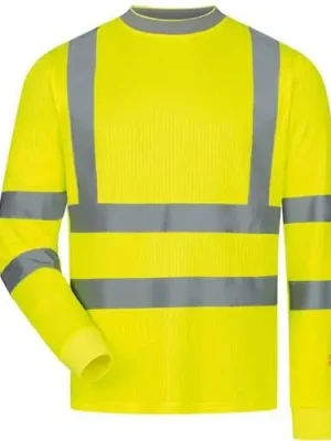Heißes Angebot Warnschutz-Langarm-T-Shirt OLEAS Gr.XXXL gelb SAFESTYLE