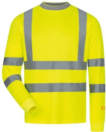 Heißes Angebot Warnschutz-Langarm-T-Shirt OLEAS Gr.XXXL gelb SAFESTYLE