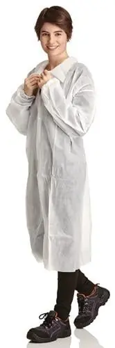Einwegkittel Gr.XL weiß DS SafetyWear Kostenloser Versand