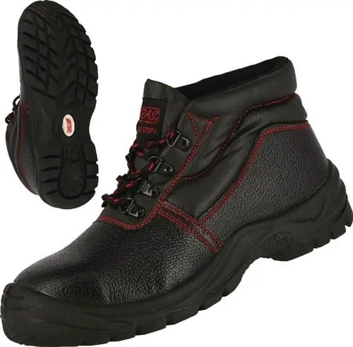 Wochenendangebot Sicherheitsstiefel BASIC STEP MID Gr.40 schwarz S3 SRC EN20345 Volleder NITRAS