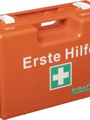 Erste Hilfe Koffer DIN 13169-2021 B310xH210xT130ca.mm orange B-SAFETY Preisknaller