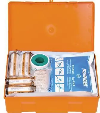 SÖHNGEN Verbandkasten KIEL 3003045 DIN 13157 orange Billig