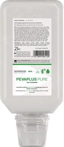 Finale Aktion Handreinigung PEVAPLUS PURE 2l unparfümiert Softflasche PAUL VOORMANN