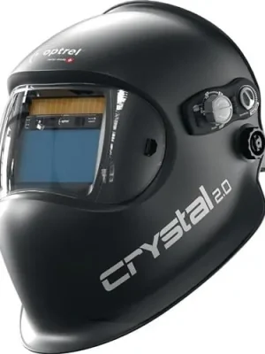 Super-Preis Schweißerschutzhelm crystal2.0 schwarz 50x100mm EN166,EN175,EN379 Krt.OPTREL
