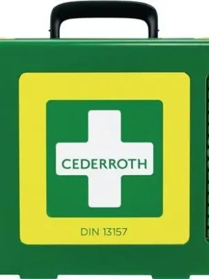 Erste Hilfe Koffer First-Aid-Kits B300xH420xT118ca.mm grün CEDERROTH Zertifiziert