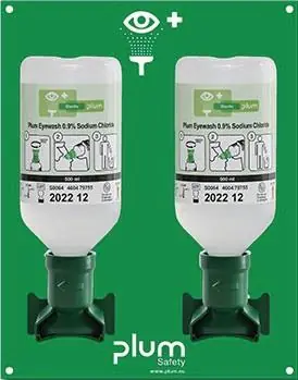 Preiswert Augenspülstation 2x0,5l H290xB228xT80ca.mm Haltbarkeit 3 Jahre(ungeöff. Flasche)