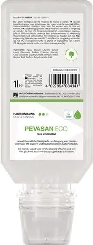 Jetzt Bestellen Handreinigung Pevasan ECO 1l ph-hautneutral Softflasche PAUL VOORMANN