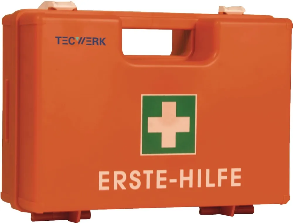 Direktkauf Erste Hilfe Koffer BAUBRANCHE B260xH170xT110ca.mm orange TECWERK