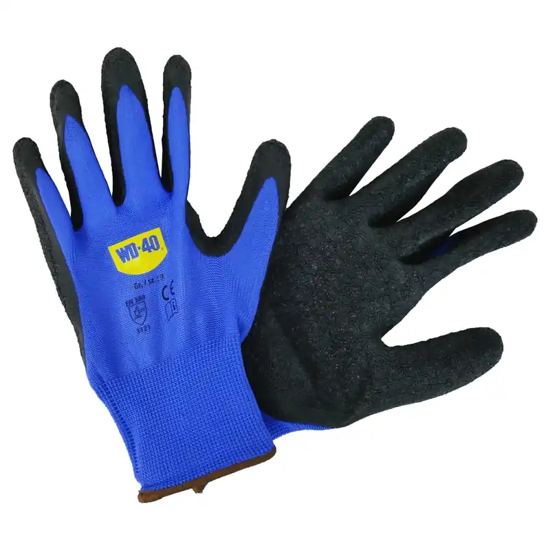 WD-40 Nylotex, Nylon-Latexhandschuh mit Strickbund Gr. 9 - WD40-HS Sonderangebot