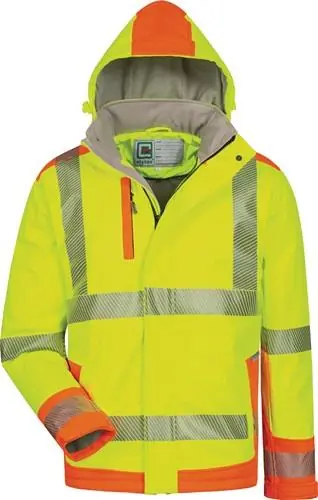 Bestpreis ELYSEE Warnschutzsoftshelljacke Rickmer Größe L - 23446-2