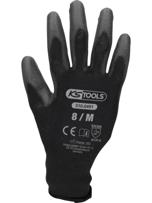 KS TOOLS Mikro-Feinstrickhandschuhe-schwarz 8 12 Paar - 310.0491 Online Kaufen