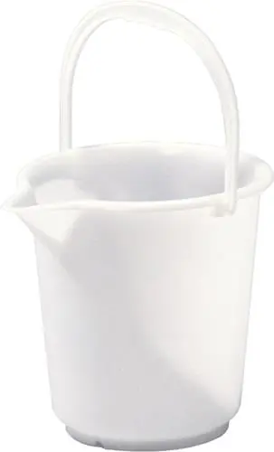 hünersdorff Eimer 10,5 l HD-Polyethylen natur - 941100 Sonderangebot
