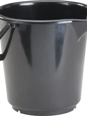 hünersdorff Eimer 17,0 l HD-Polyethylen schwarz - 942200 Markenprodukt