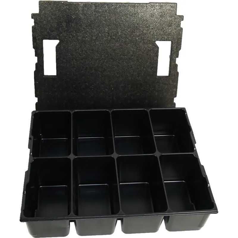 BS Systems Kleinteileeinsatz 8 Fächer inkl. Deckeleinlage für L-Boxx 136 Neu Im Sortiment