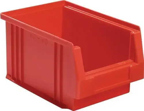 LA-KA-PE Sichtlagerkasten PLK L230 x B150 x H125 mm PP rot - 01750 02 01 Preisreduziert