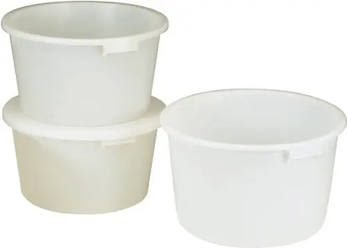 Online Kaufen CRAEMER Bottich 65l HD-Polyethylen weiß m.Griffmulden D.590mm H.330mm - 81121010