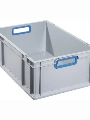 Sichere Zahlung Allit Transportstapelbehälter offener Griff blau 600 x 400 x 220 mm - 456770