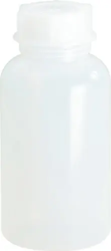 HÜNERSDORFF Weithalsflasche H 205 mm Ø 95 mm PE (LDPE) natur Einfüllöffnung-Ø 50 mm Inh. 1.000 ml - 420800 Garantierte Lieferung
