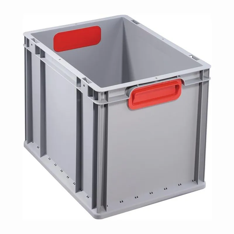 Echt Allit Transportstapelbehälter geschlossener Griff rot 400 x 300 x 320 mm - 456715