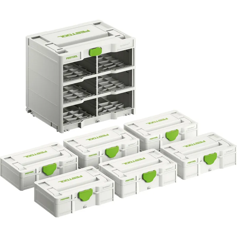 Festool Systainer³ Rack SYS3-RK/6 M 337-Set - 577816 Direkt Vom Hersteller