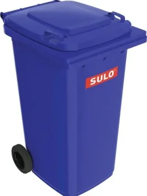 SULO Müllgroßbehälter 240l HDPE blau fahrbar,n.EN 840 - 1072605 Preisreduziert