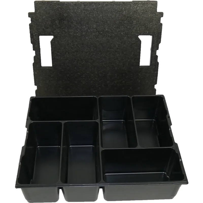 Neue Ware BS Systems Kleinteileeinsatz 6 Fächer inkl. Deckeleinlage für L-Boxx 136