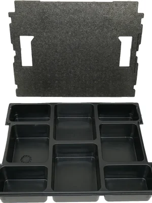 Super-Preis BS Systems Kleinteileeinsatz 8 Fächer inkl. Deckeleinlage für L-Boxx 102