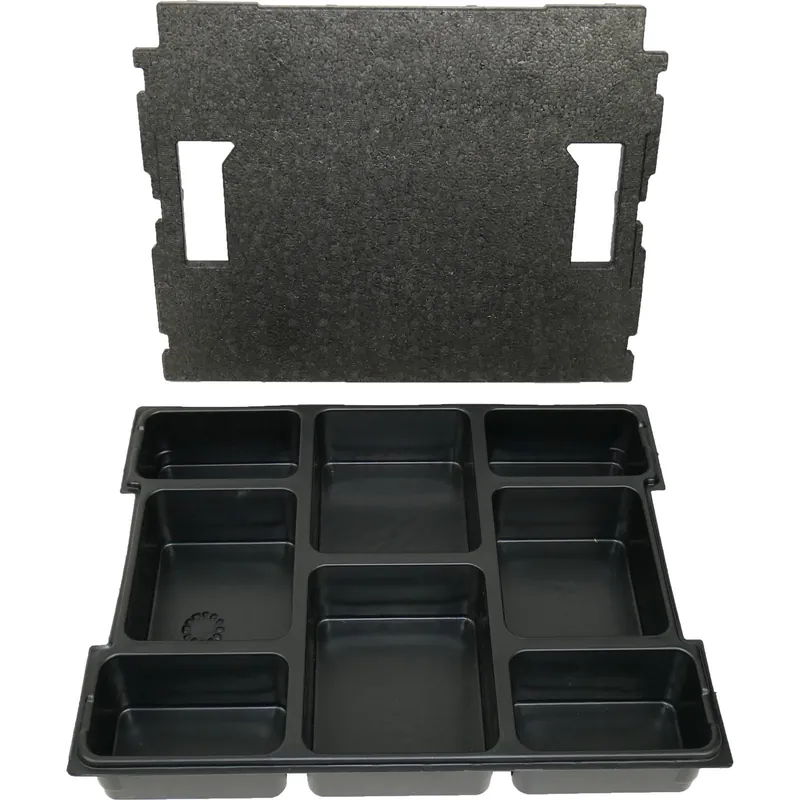 Super-Preis BS Systems Kleinteileeinsatz 8 Fächer inkl. Deckeleinlage für L-Boxx 102