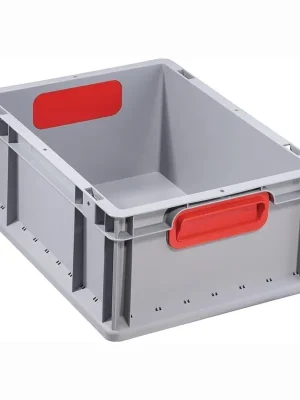 Allit Transportstapelbehälter geschlossener Griff rot 400 x 300 x 170 mm - 456705 Nur Für Kurze Zeit