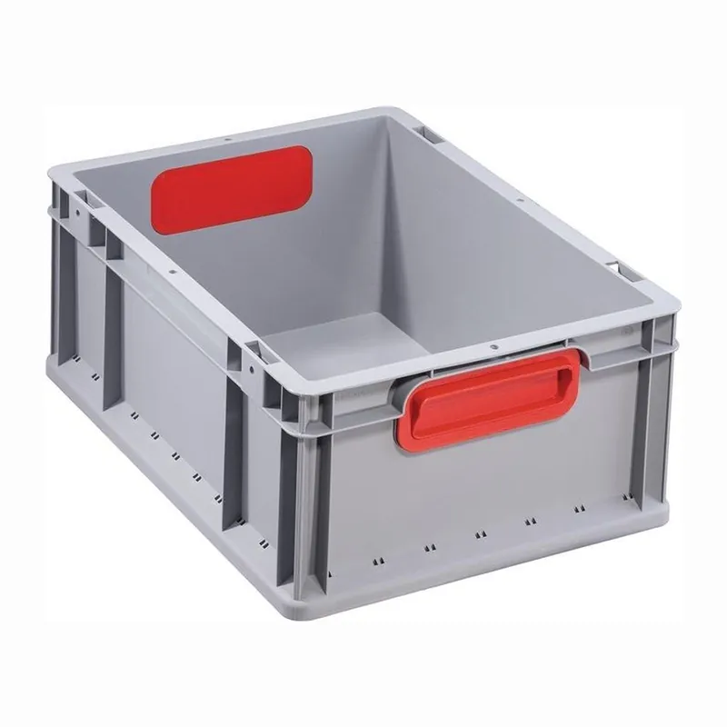 Allit Transportstapelbehälter geschlossener Griff rot 400 x 300 x 170 mm - 456705 Nur Für Kurze Zeit