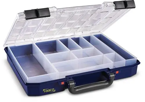 Preiswert raaco Sortimentskasten CarryLite 55 4x8-10 B 337 x T 278 x H 57 mm - 144568