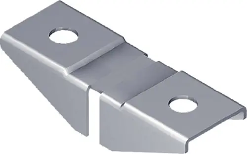 ELEMENT SYSTEM Aufsteckhalter 11612 beidseitig Stahl vernickelt - 11612-00001 Ausverkauf