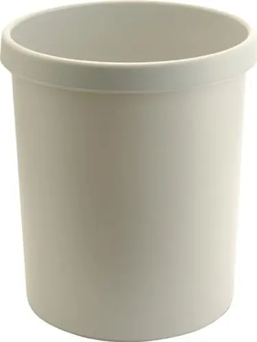 Sale helit Papierkorb 30 l H405xØ350 mm mit Griffrand - H61061-82