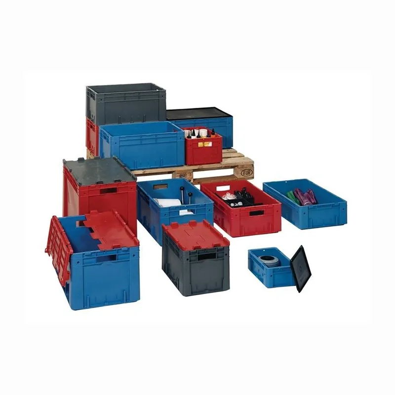 Nur Für Kurze Zeit LA-KA-PE Transportstapelbehälter L600xB400xH320mm - VTK 600/320-0 BLAU