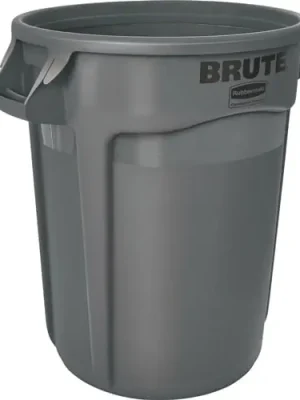 RUBBERMAID Mehrzwecktonne grau 121l PE Außen-Ø560xH692mm - FG263200GRAY Zertifiziert