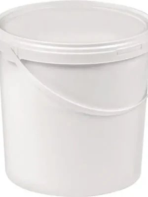 Eimer 10l PP weiß Bügelgr.u.Stülpdeckel D.270mm H.265mm Top-Angebot
