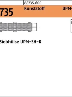 Siebhülse R 88735 UPM-SH 12/50 Ku. 50 Stück UPAT Preis Gesenkt