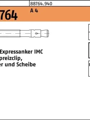 Expressanker R 88764 IMC 12/10/106 A 4 20 Stück UPAT Must-Have