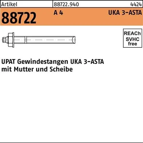 Ankerstange R 88722 ASTA M27x340 A 4 5 Stück UPAT Sichere Zahlung