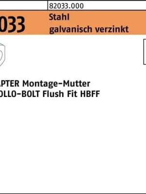 Montagemutter R 82033 HBFF10 Stahl galv.verz. 1 Stück LINDAPTER Kracherpreis