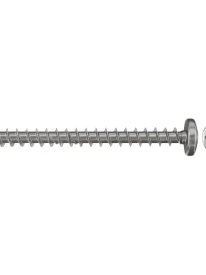 Fischer 50x Power-Fast 6 x 50 Halbrundkopf nicht rostender Stahl A2 Vollgewinde Innenstern TX - 657389 Top-Seller