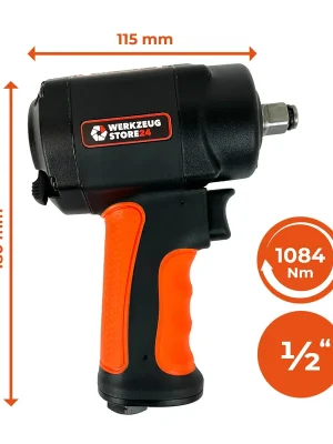 WS24 Druckluft-Schlagschrauber 1/2" mini - WS24-100109 Finale Aktion