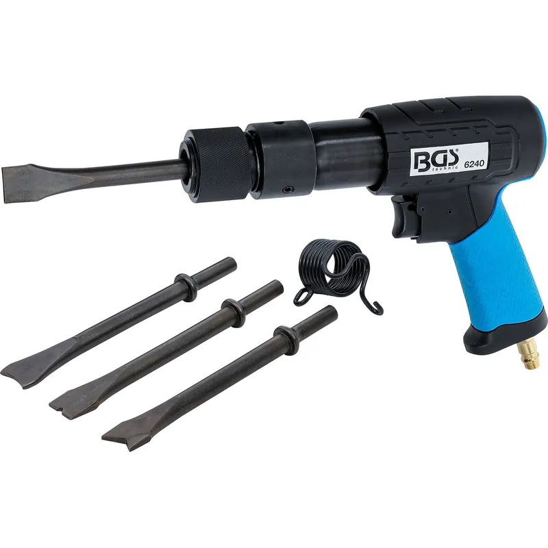 BGS Druckluft-Meißelhammer-Satz mit Schnelllösefutter 10 mm - 6240 Billig