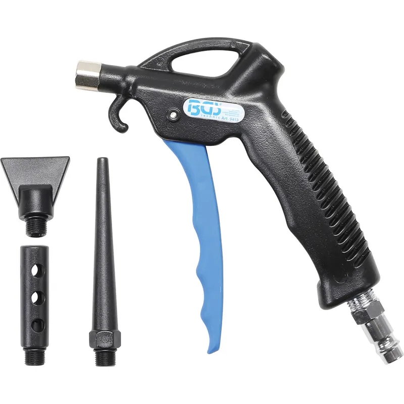 Begrenztes Angebot BGS Druckluft-Ausblaspistole mit 3 Aufsätzen - 9413